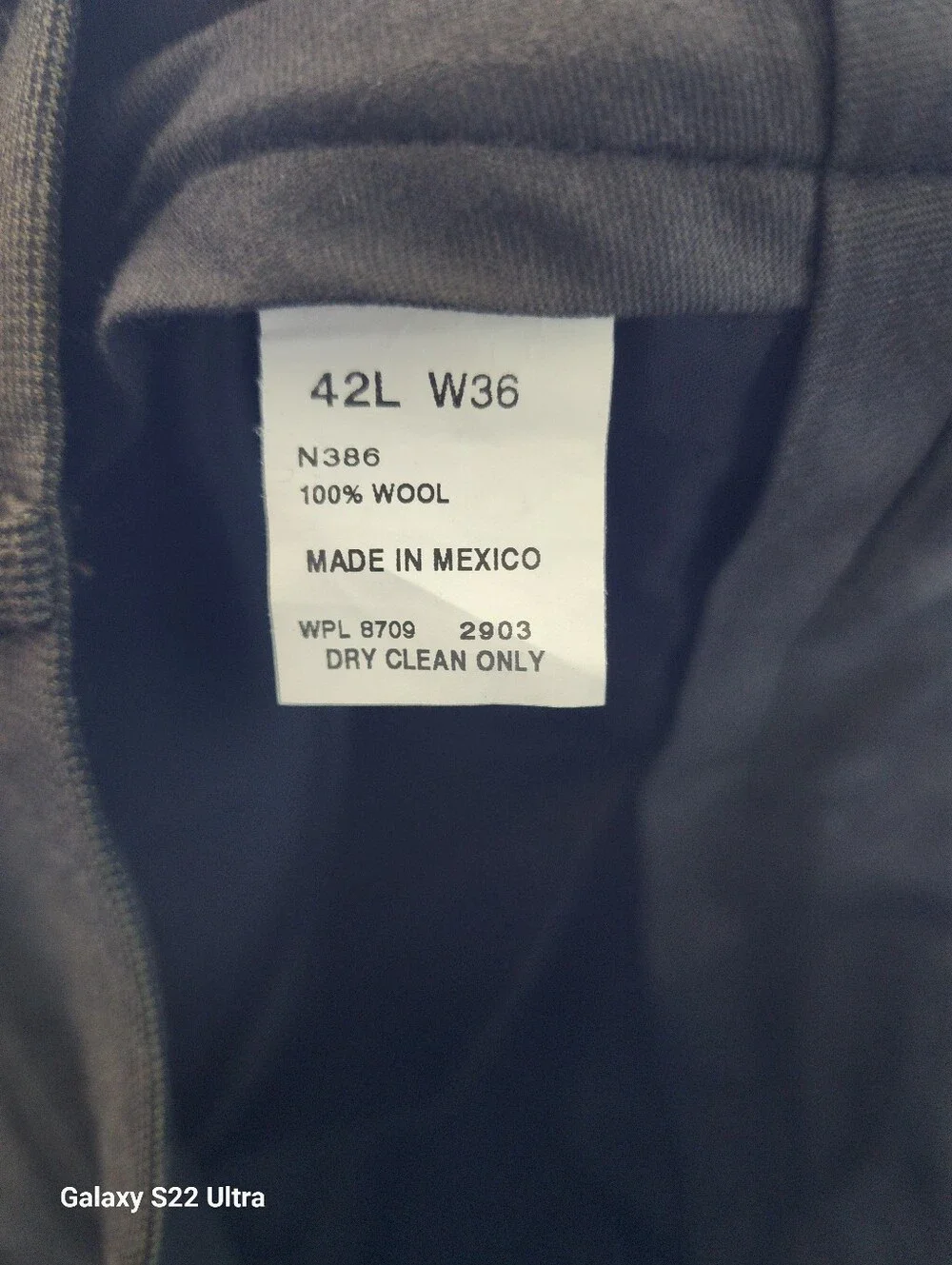 Nautica Men's Olive Two-Piece Suit Jacket and Trousers